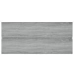 vidaXL Umývadlová skrinka sivá sonoma 100x38,5x45 cm spracované drevo – Obrázok 3