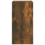 vidaXL TV skrinka dymový dub 30,5x30x60 cm spracované drevo – Obrázok 3