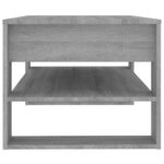 vidaXL Konferenčný stolík sivý dub sonoma 102x55x45cm spracované drevo – Obrázok 4