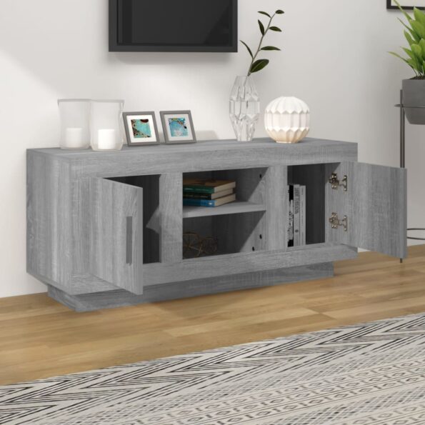 VXL8720286968505_g_en_hd_1.jpg vidaXL TV skrinka sivý dub sonoma 102x35x45 cm kompozitné drevo – Obrázok 3