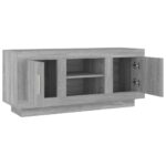 vidaXL TV skrinka sivý dub sonoma 102x35x45 cm kompozitné drevo – Obrázok 7