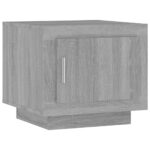 vidaXL Konferenčný stolík sivý dub sonoma 51x50x45cm spracované drevo – Obrázok 2