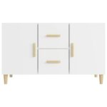 vidaXL Komoda, biela 100x36x60 cm, kompozitné drevo – Obrázok 3