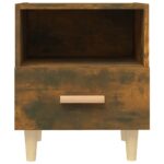 vidaXL Nočné stolíky 2 ks dymový dub 40x35x47 cm – Obrázok 4