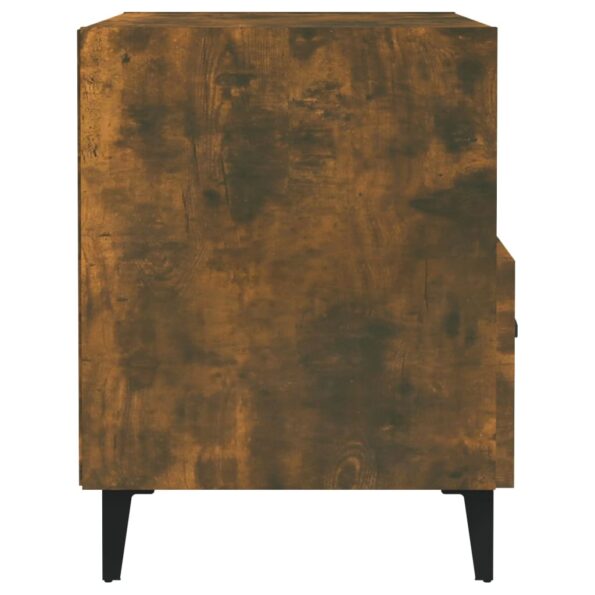 vidaXL Nočné stolíky 2 ks dymový dub spracované drevo – Obrázok 5