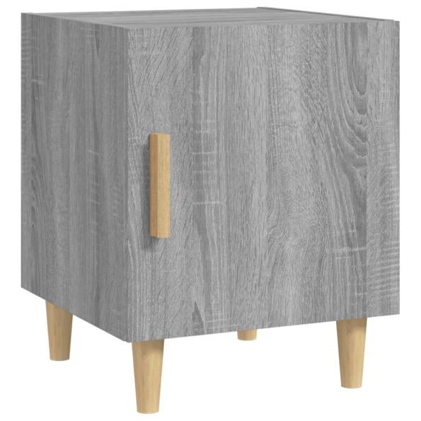vidaXL Nočné stolíky 2 ks sivý dub sonoma spracované drevo – Obrázok 3