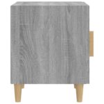 vidaXL Nočné stolíky 2 ks sivý dub sonoma spracované drevo – Obrázok 5
