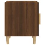 vidaXL Nočné stolíky 2 ks hnedý dub spracované drevo – Obrázok 5
