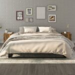 vidaXL Nočné stolíky 2 ks dymový dub spracované drevo