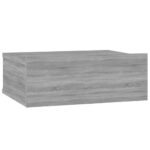 vidaXL Nástenný nočný stolík sivý sonoma 40x30x15 cm spracované drevo – Obrázok 2