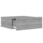 vidaXL Nástenný nočný stolík sivý sonoma 40x30x15 cm spracované drevo – Obrázok 7