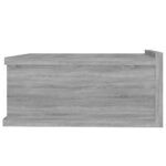 vidaXL Nástenný nočný stolík sivý sonoma 40x30x15 cm spracované drevo – Obrázok 8