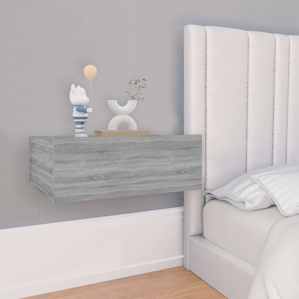 VXL8720286975343_m_en_hd_1.jpg vidaXL Nástenný nočný stolík sivý sonoma 40x30x15 cm spracované drevo – Obrázok 1