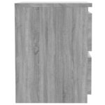 vidaXL Nočný stolík sivý sonoma 30x30x40 cm spracované drevo – Obrázok 4