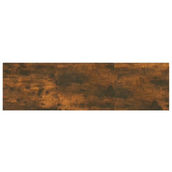 vidaXL TV skrinka dymový dub 140x40x35,5 cm spracované drevo – Obrázok 5