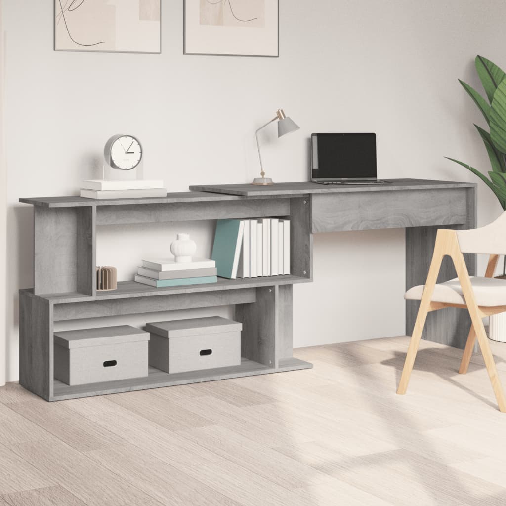 VXL8720286976296_m_en_hd_1.jpg vidaXL Rohový stôl sivý dub sonoma 200x50x76 cm spracované drevo – Obrázok 1