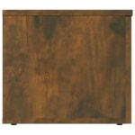vidaXL TV skrinka dymový dub 80x34x30 cm spracované drevo – Obrázok 7