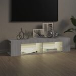 vidaXL TV skrinka s LED, sivý dub sonoma 135x39x30 cm – Obrázok 8