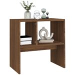 vidaXL Príručný stolík hnedý dub 50x30x50 cm spracované drevo – Obrázok 5