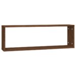 vidaXL Kockové police 4 ks dymový dub 80x15x26,5 cm spracované drevo – Obrázok 5