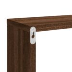 vidaXL Kockové police 4 ks dymový dub 80x15x26,5 cm spracované drevo – Obrázok 8