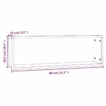 vidaXL Kockové police 4 ks dymový dub 80x15x26,5 cm spracované drevo – Obrázok 10