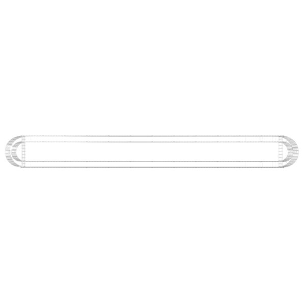 vidaXL Gabiónový vyvýšený záhon pozinkované železo 470x50x50 cm – Obrázok 6