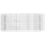 vidaXL Gabiónový vyvýšený záhon pozinkované železo 260x50x100 cm – Obrázok 3