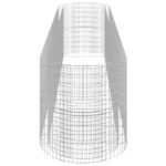 vidaXL Gabiónový vyvýšený záhon pozinkované železo 500x100x100 cm – Obrázok 5