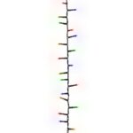 vidaXL Kompaktná LED reťaz, 1000 diód, farebná 25 m, PVC – Obrázok 2