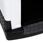 vidaXL Búda pre psa sivá 57x68x66 cm polypropylén – Obrázok 6