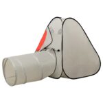 vidaXL Detský stan v tvare slona s 250 guľôčkami sivý 174x86x101 cm – Obrázok 5