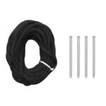 vidaXL Vianočný stromček kužeľ modrý 1400 LED 160x500 cm – Obrázok 7