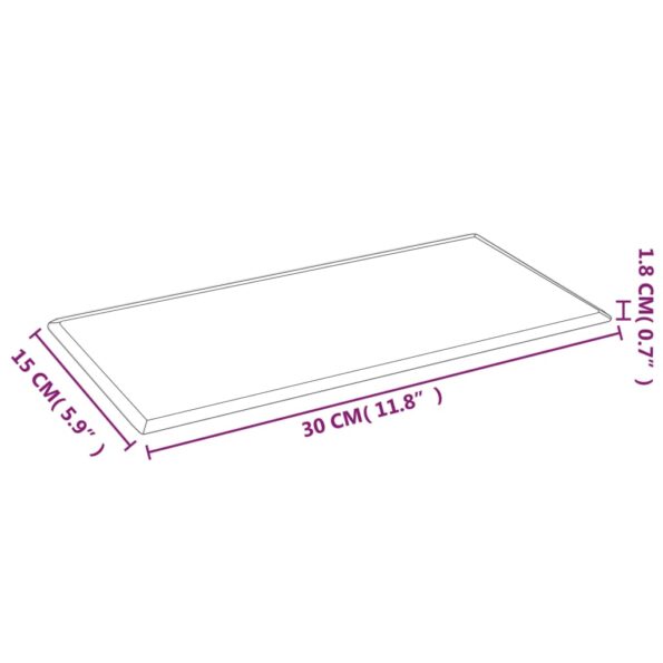 vidaXL Nástenné panely 12 ks sivé 30x15 cm umelá koža 0,54 m² – Obrázok 8