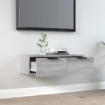 vidaXL Nástenná skrinka sivý dub sonoma 68x30x20 cm spracované drevo – Obrázok 3