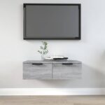 vidaXL Nástenná skrinka sivý dub sonoma 68x30x20 cm spracované drevo
