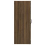 vidaXL Závesná nástenná skrinka hnedý dub 69,5x34x90 cm – Obrázok 4