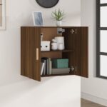 vidaXL Nástenná skrinka hnedý dub 60x30x60 cm spracované drevo – Obrázok 3
