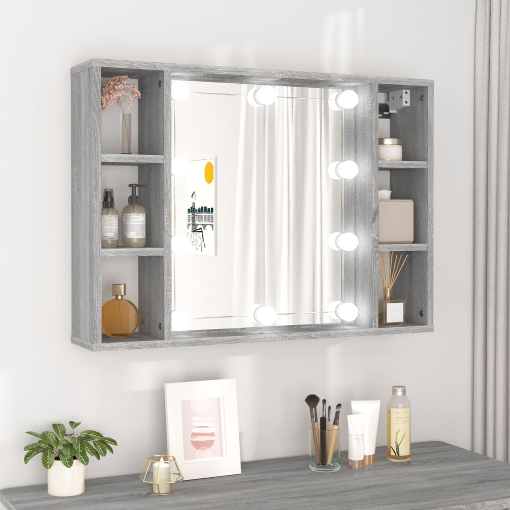 VXL8720287087267_m_en_hd_1.jpg vidaXL Zrkadlová skrinka s LED sivý dub sonoma 76x15x55 cm – Obrázok 1