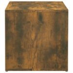 vidaXL Box so zásuvkou, tmavý dub 40,5x40x40 cm, kompozitné drevo – Obrázok 8