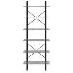 vidaXL Vysoká skrinka sivý dub sonoma 80x30x210 cm spracované drevo – Obrázok 5