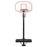 vidaXL Basketbalový stojan biely 258-363 cm polyetén – Obrázok 2