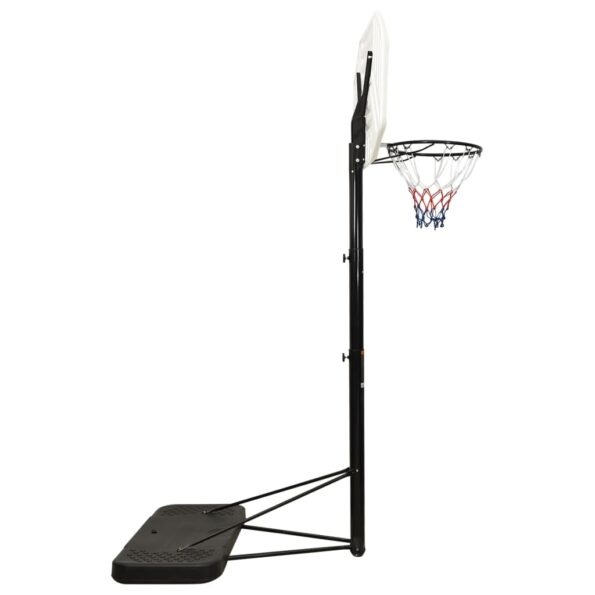 vidaXL Basketbalový stojan biely 258-363 cm polyetén – Obrázok 3