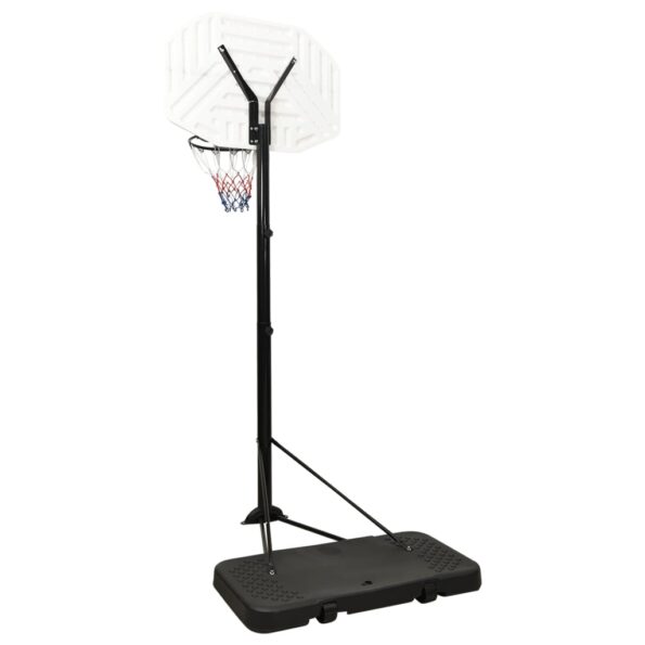 vidaXL Basketbalový stojan biely 258-363 cm polyetén – Obrázok 4