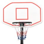 vidaXL Basketbalový stojan biely 258-363 cm polyetén – Obrázok 5