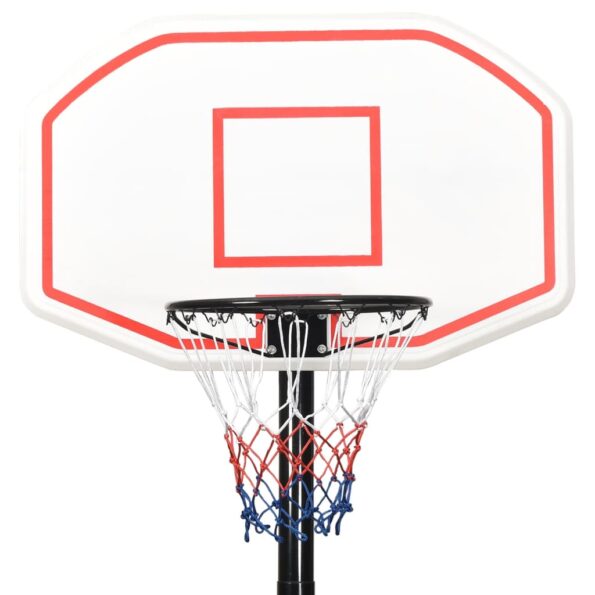 vidaXL Basketbalový stojan biely 258-363 cm polyetén – Obrázok 5