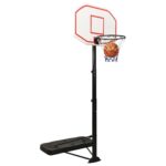 vidaXL Basketbalový stojan biely 258-363 cm polyetén – Obrázok 9