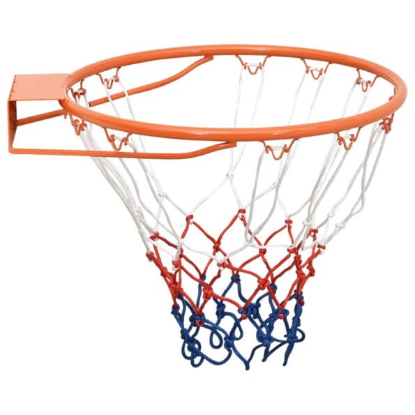 vidaXL Basketbalový kôš čierny 39 cm oceľ – Obrázok 3