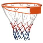vidaXL Basketbalový kôš čierny 39 cm oceľ – Obrázok 4