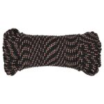 vidaXL Lodné lano čierne 4 mm 250 m polypropylén – Obrázok 3